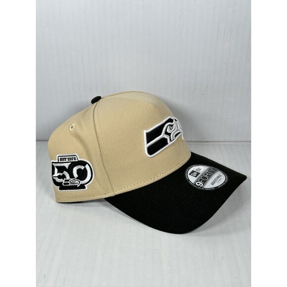 New Era 9FORTY Seattle Seahawks A-Frame Adjustable SnapBack Hat Cap OSFM NWT - Picture 2 of 5